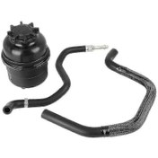 Resim Bmw E30, E36, E46 323ı, 325 Siyah İçin Hidrolik Direksiyon Sıvısı Deposu Ve Hortumu 