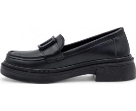 Resim Wıssente 1810 Toka Detaylı Kadın Loafer Siyah 