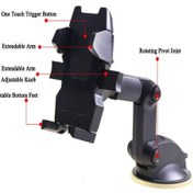 Resim Bakeey Mi Evrensel 360 Derece Dönme Vantuz Araç Telefonu Tutucu Beşiği 6 İnç Altında Telefon İçin 