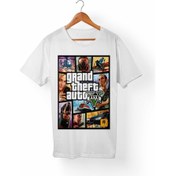 Resim Grand Theft Auto Gta Çocuk Beyaz Tişört 