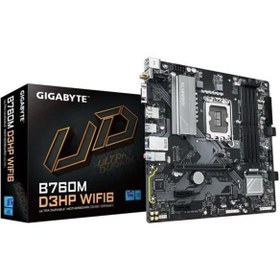 Resim Gigabyte B760M D3HP WIFI6 DDR5 HDMI DP PCIE 4.0 1700p mATX 