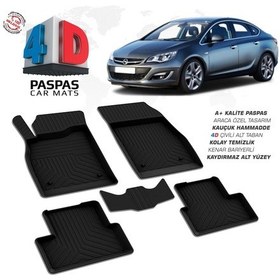 Resim Opel Astra J Sd 4d Araca Özel Havuzlu Kauçuk Paspas 2010 Ve Üzeri 