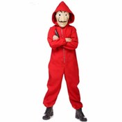 Resim MY Kostüm Unisex Çocuk Kırmızı La Casa De Papel Kostümü 