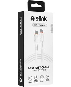 Resim S-link Sw-c135 2m 3a Typec To Typec Hızlı Data + Sarj Kablosu 