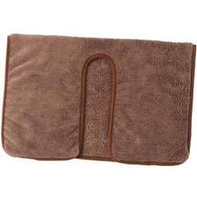 Resim Suntek Güzellik Yüz Havlusu Buhar Havluları Banyo Için Kahve 