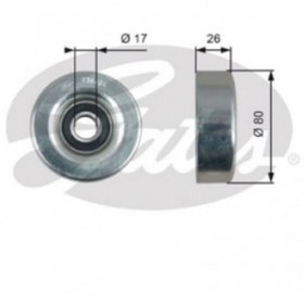 Resim Genel Markalar ALTERNATOR GERGI RULMANI HONDA CIVIC VIII 1.4 05 JAZZ 1.2 1.3 02 08 - GATES T36424 