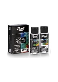 Resim Rich Mozaik Çatlatma Step 1 + Step 2 60 Cc + 60 Cc 0000 Naturel 