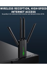 Resim Maxgo 3148 USB Wifi Adaptörü Kablosuz Wifi Internet Alıcı Ağ Kartı 1200 Mbps USB 3.0 Çift Bant 2.4gh 