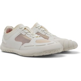Resim CAMPER Kadın Beyaz File Detaylı Bağcıklı Sneaker Rahat Esnek Tabanlı Günlük Spor Ayakkabı PeuPath 