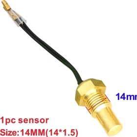 Resim Xiyu Shop 14MM Tarzı Evrensel Su Sıcaklık Sensörü Araba Sıcaklık Sensörü Su Sıcaklık Ölçer (Yurt Dışından) 