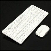 Resim Everest Grup Klavye Mini Keybord Kablosuz Klavvye Mouse Set 
