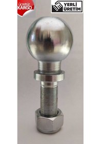 Resim Römork Araba Topuzlu Çeki Demiri Somunlu 50Mm (A+ Kalite) 