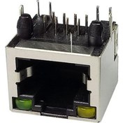 Resim Alkatronik-8P8C Metal Rj45 Soket Led Göstergeli Ethernet Bağlantı Soketi 