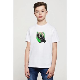 Resim Qivi Gta V Clan Logo Baskılı Unisex Çocuk Beyaz T-Shirt 