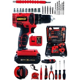 Resim Deko Turkey DKT2069 Turbo Şarjlı Matkap Darbeli Matkap + Fully Set 