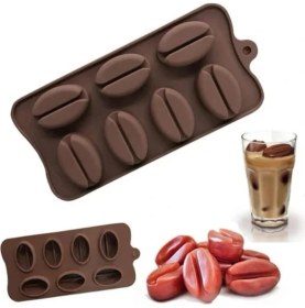 Resim Kahve Çekirdeği Şekilli Silikon Kalıp 