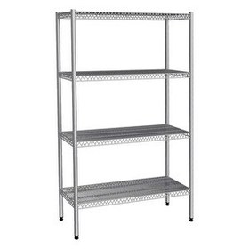 Resim Empero EMP.T.2.4676-18-4 Tel Raf-4 Katlı - Inox 201-76x46x180 CM 