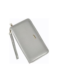 Resim Ollbag 1018 Cilt Büyük Boy Cüzdan / Clutch Çanta Gri Çok Renkli 
