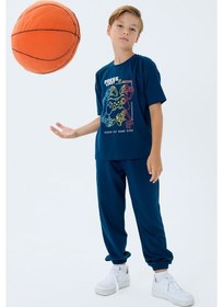 Resim Rolypoly Erkek Çocuk Lacivert Pijama Takım Rp3759-c-v1 
