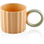 Resim Runden Porselen Kupa Sarı 250 Ml The Mia