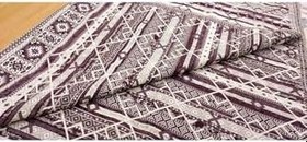 Resim 4m2 Karmur Desen, Serme Biyeli Çok Amaçlı Halı Örtüsü, Pike, Savan 