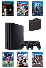 Resim Sony Playstation 4 Pro 1 Tb (Yenilenmiş) + 2. Ps4 Kol + 15 Dijital Oyun + Taşıma Çantası 