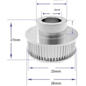 Resim Sanec-Gt2 Zamanlama Kasnağı 40 Diş 10 Mm 