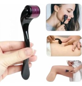 Resim MiraLive Titanyum Uçlu Derma Roller 540 Iğneli 1 mm Gözenek Azaltıcı Akne Izlerine Uygun 