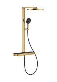 Resim Grohe Rainshower Aqua Pure Duvara Monte Termostatlı Duş Sistemi - 100964gl00 Altın 