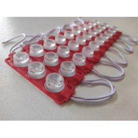 Resim Replax Camlı Parmak LED Lamba Kırmızı 12 Volt Su Geçirmez 10,lu 3m Bantlı Kesilebilir BR0409930 