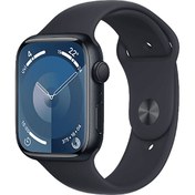 Resim Watch Series 9 GPS 45mm Midnight Aluminium Case with Midnight Sport Band - S/M Apple