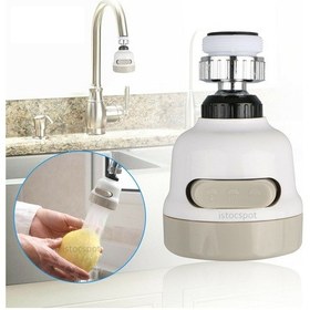 Resim Tasarruflu Oynar Başlık Tazyikli Eviye Musluk Spiral Batarya Ucu 