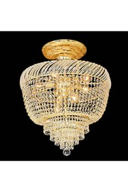 Resim Üstün Avize Fabrikası Taç Model Kristal Taşlı Plafonyer Avize - 50cm 