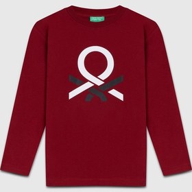 Resim Name It Benetton Erkek Çocuk Uzun Kollu Tshirt Bnt-b23337 Bordo 