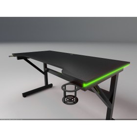 Resim X My Table Rgb Ledli Kumandalı Oyuncu Masası 130x65x76 