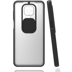 Resim Xiaomi Redmi Note 9 Pro Uyumlu Kılıf Kayar Sürgülü Lens Koruma Sliding Lens Protective Case 