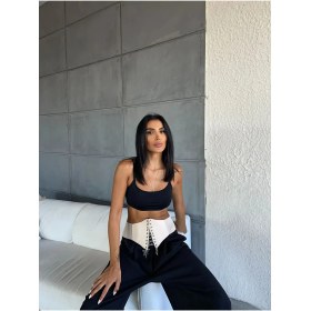 Resim Fiori Zincir Örmeli Korse Elastik Kadın Kemeri, Ceket Kemeri, Gömlek Kemeri, Elbise Kemeri 