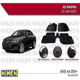 Resim Audi A4 2016 Ve Sonrası Araca Özel 3D Derin Havuzlu Paspas 