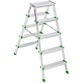 Resim SM Saraylı 5+5 Çift Taraflı Alüminyum Merdiven 