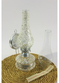 Resim Gaz Lambası:(14No)Vitray Desenli Hediyeli 