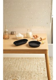 Resim Safir İkili Tart - Baton Kalıbı Siyah 