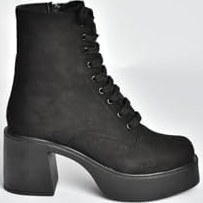 Resim fox SHOES V726681509 Kalın Topuklu Bağcıklı Kadın Bot 