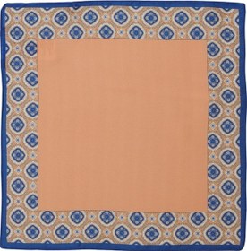 Resim AC&Co / Altınyıldız Classics Altınyıldız Classics Erkek Kahverengi - Lacivert Desenli Lacivert - Kahve Klasik Mendil 4A2922200011Khlstn Kahverengi - Lacivert 