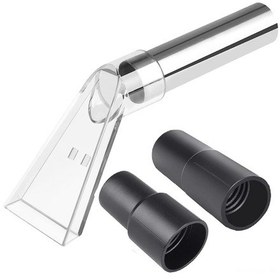 Resim Maiyame El Fırçası Süpürge Uç Takımı: Şeffaf Uç Ve 1-7/8" + 1-1/4" Adaptörler - Kumaş, Halı Ve Detay Temizliği İçin Dayanıklı Malzeme 