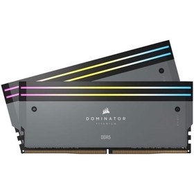 Resim Corsair DOMINATOR TITANIUM RGB 96GB (2x48GB) 6000Mhz CL30 DDR5 AMD EXPO Ram-CMP96GX5M2B6000Z30 