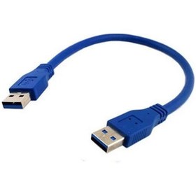 Resim Usb 3.0 Erkek Erkek Kisa Usb Kablo 30 Cm 