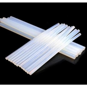 Resim Tüftürük Ince Mum Silikon 30 Adet 7.4 mm 30 cm Çubuk Silikon Sıcak Silikon Slikon 