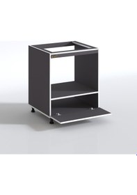 Resim Kenzlife ocak dolabı şehrazat gri 85*70*60 XLARGE kapaklı hazır mutfak ankastre gömme ocak için 