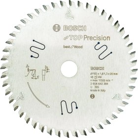 Resim Mena Rise Professional Daire Testere Bıçağı, Top Precision For (Ahşap Için, 165 x 20 x 1,8 Mm, 48 Diş, Daire Testere Aksesuarı) 