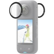 Resim Insta360 X3 Puluz Lens Guard Pc Koruyucu Kapak Siyah 